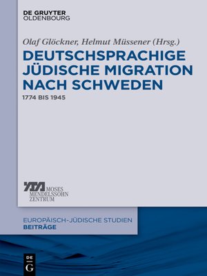 cover image of Deutschsprachige jüdische Migration nach Schweden